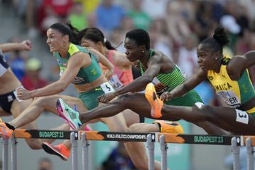 Tobi Amusan returns to hurdling action for the first time in two years