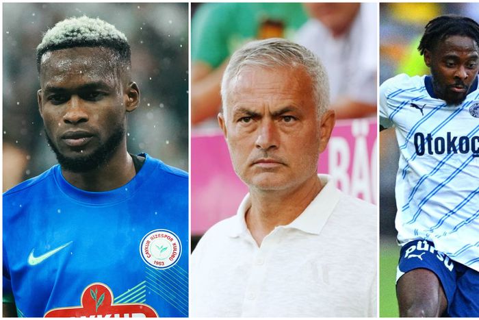 Rizespor vs Fenerbahce: Olawoyin, Osayi-Samuel and Jose Mourinho.