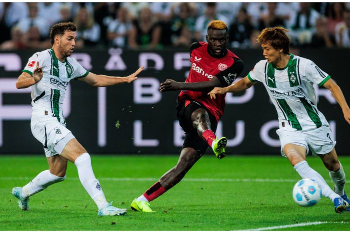 Victor Boniface was caged in his league game of the season.