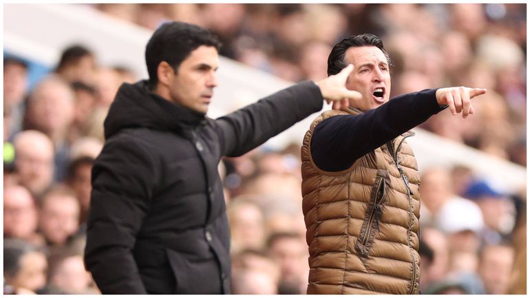 Mikel Arteta and Unai Emery clash again in the Premier League.