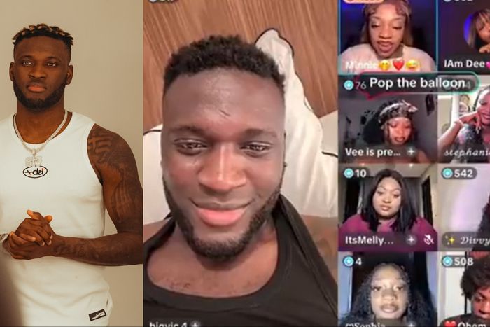Super Eagles star Victor Boniface was billed 50k by some women who did not recognize him when he joined a TikTok live.