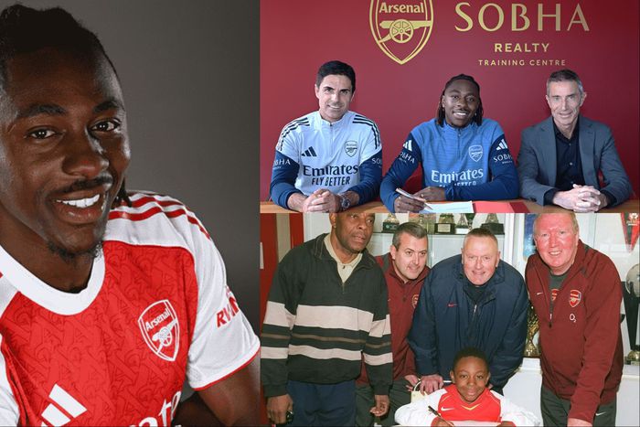 Premier League giants Eberechi Eze has completed his move to Arsenal and is granted the number 10 jersey. - Photo Credit/Arsenal