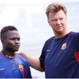 Haruna Babangida & Louis Van Gaal.