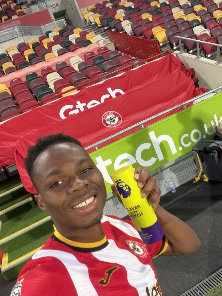 Man of the match - Sangare.