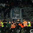 Arrests after French football rocked by violence