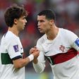 Joao Felix and Cristiano Ronaldo in action for Portugal || Getty