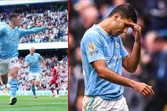 Manchester City 2-0 Notingham Forest || Image via Twitter