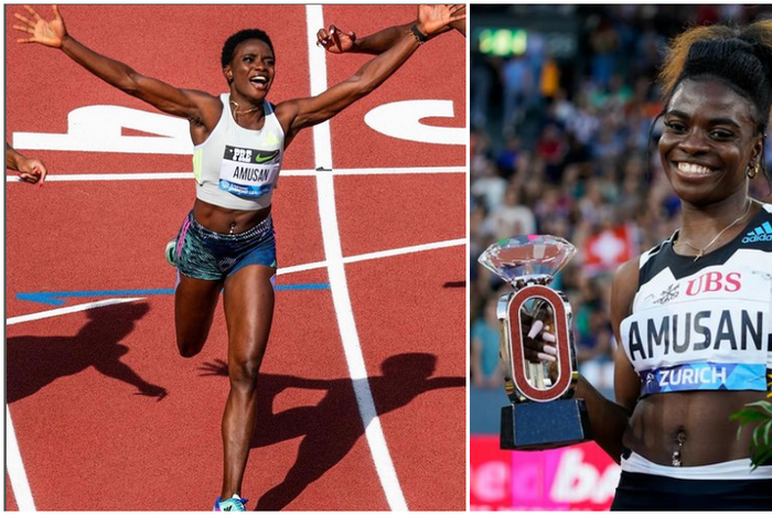 Tobi Amusan made history, winning a third consecutive Diamond League trophy |Pulsesports.ng