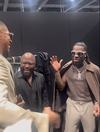 Joshua is an ambassador for BOSS and is styled by the fashion house for his events outside the ring. Instagram/Anthony Joshua