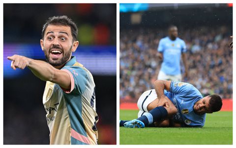 ‘We realised what was going to happen’ - Bernardo Silva blames Rodri’s injury for City’s draw