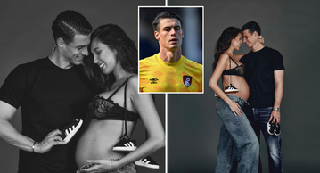 World’s most expensive goalkeeper expecting twins with model wife Andrea Martinez