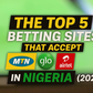 The Top 5 Betting Sites that Accept MTN, Glo & Airtel in Nigeria (2025)