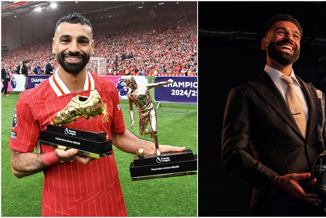 Mo Salah won the golden boot and the best player award in 24/25 EPL season |Pulsesports.ng
