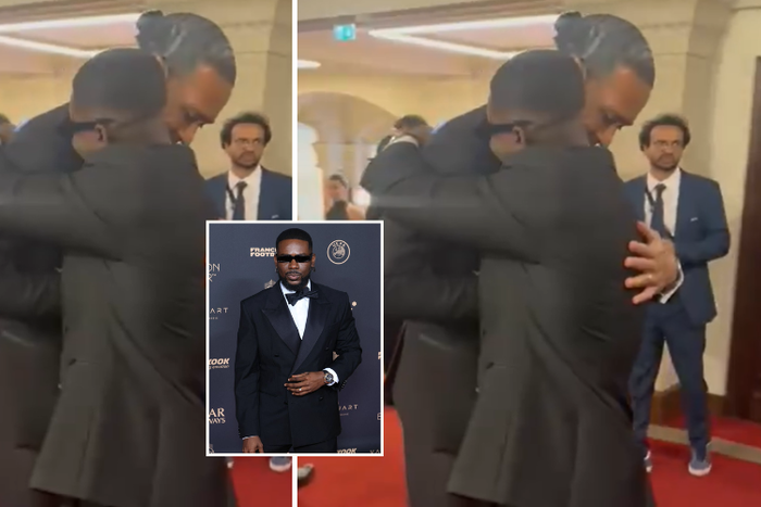 From Odumodublvck to Adekunle Gold: Liverpool star Van Dijk hugs Afrobeats star at Ballon d’Or ceremony