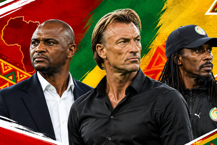 Patrick Vieira, Herve Renard and Aliou Cisse | PulseSports