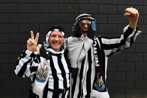 Newcastle backtrack on fans in Arab-style dress