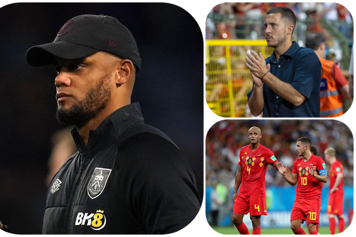 Vincent Kompany hails Eden Hazard