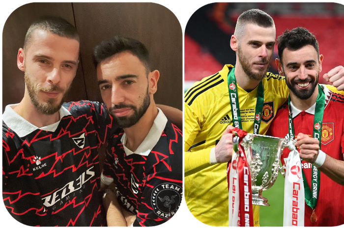 De Gea and Bruno Fernandez bromance