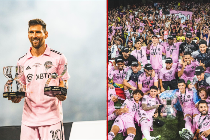 Lionel Messi won the Leagues Cup with Inter Miami || Image credit: Messi (IG)