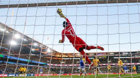 An intriguing scientific research on how goalkeepers make heroic saves