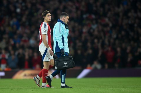 Injury-plagued Arsenal suffer another blow as Riccardo Calafiori joins long list