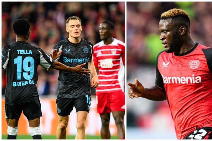 Bayer Leverkusen struggled against Brest without Victor Boniface.