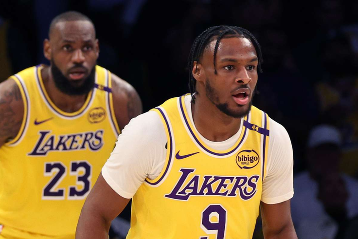 LeBron and Broony James make NBA history in Lakers win vs Wolves