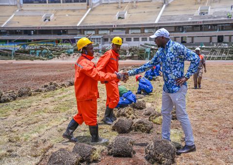 Murkomen clears the air on grass replanting Kasarani Stadium ahead of CHAN