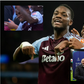 Jhon Duran's expresses emotions after being subbed almost immediately after scoring
