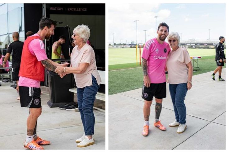 Beckham shares his mother's reaction after meeting Messi