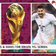 Qatar 2022: Bet9ja odds & betting tips for Brazil vs. Serbia
