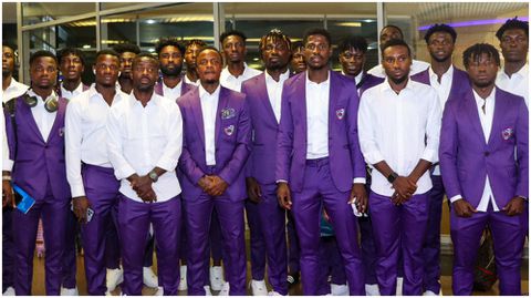 Ghanaian champions Medeama earn CAF praise for dapper display in stylish suits ahead Al Ahly clash