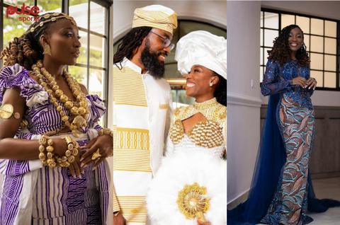Ta Lou: Africa's fastest woman in history disrupts the internet with her beautiful traditional wedding photos