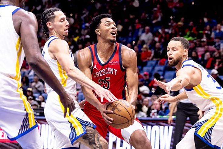 Golden State Warriors advance in NBA Cup after 112-108 win over Pelicans
