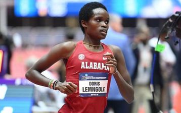 Teammates overwhelm Doris Lemngole with love mid-interview following NCAA Division I Cross Country title [VIDEO]