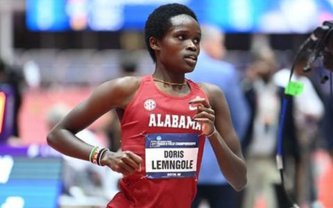 Teammates overwhelm Doris Lemngole with love mid-interview following NCAA Division I Cross Country title [VIDEO]