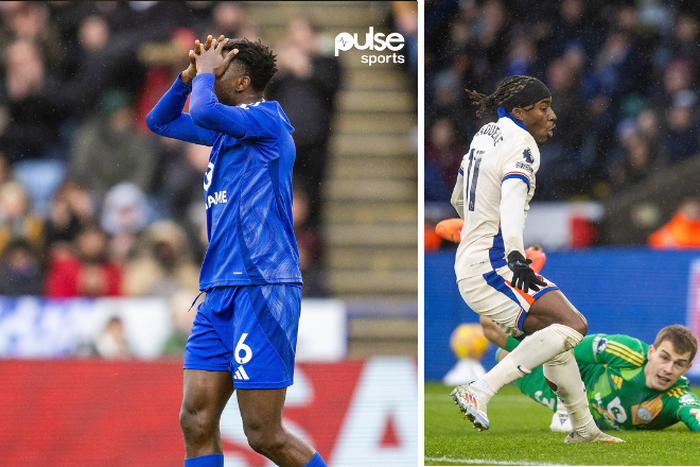 Wilfred Ndidi was unable to help Leicester City avoid defeat against Chelsea | Imago