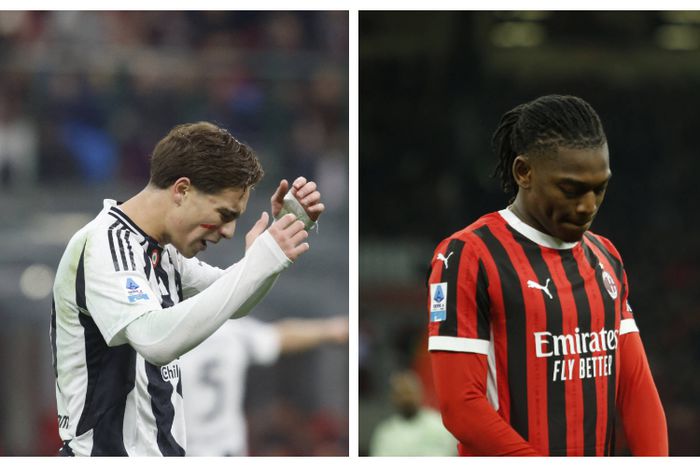 Milan struggles against Juventus