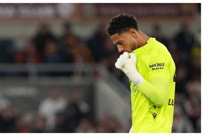 Okoye reacts to poor defensive performance