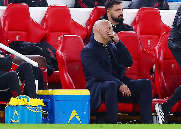 Arne Slot looks dejected Liverpool v Nottingham Forest || IMage credit: Imago