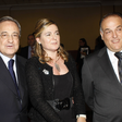 Florentino Perez (president Real Madrid) with his wife Maria Angeles Sandoval and Javier Tebas || Image credit: Imago