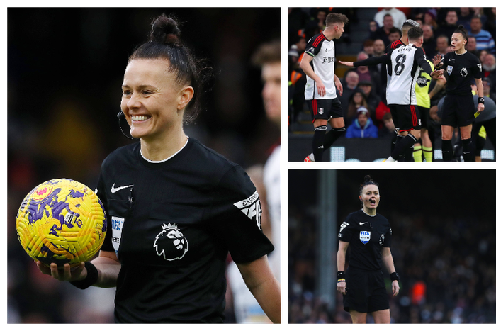 Fans laud female referee Rebecca Welch's performance