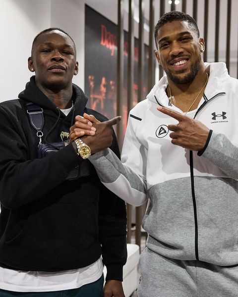 Israel Adesanya makes 9 million naira bet on Anthony Joshua and Deontay ...