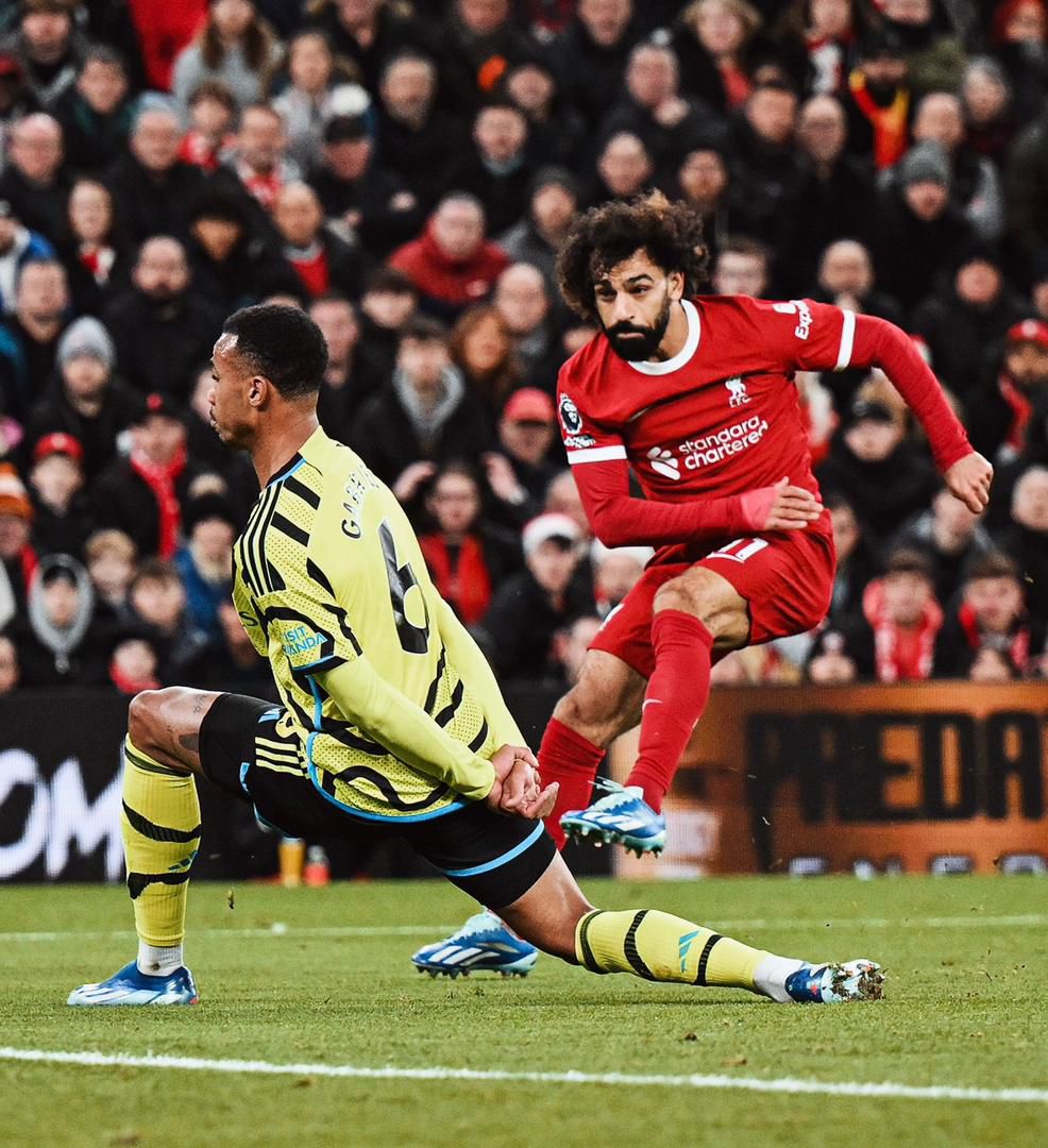 Liverpool Vs Arsenal: Salah Outduels Quiet Saka As PL Top Two Share ...