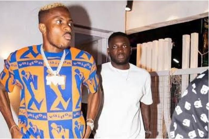 Victor Osimhen and his namesake Boniface.