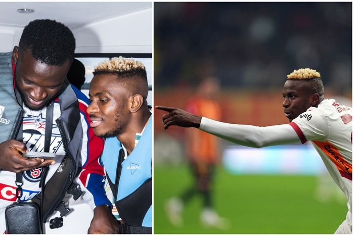 Nigeria and Super Eagles Victor Osimhen and Boniface.