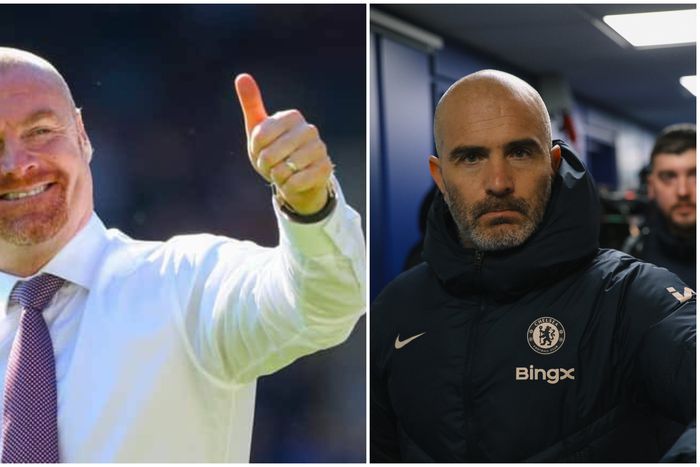 Sean Dyche proved too hard a nut to crack for Enzo Maresca (left) and his Chelsea.