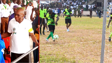 'Obagoal' - Ex Nigerian president Obasanjo scores hattrick in anniversary match