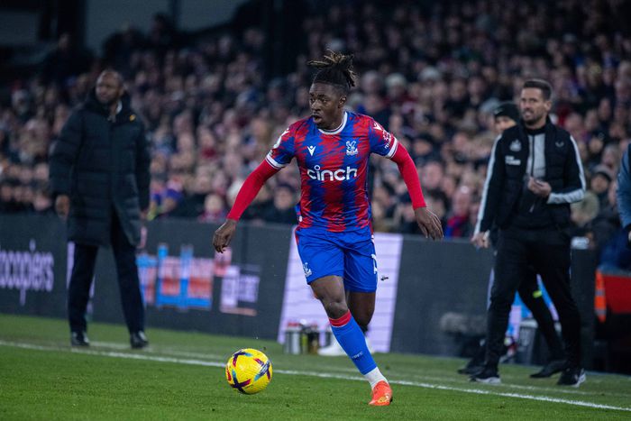 Eberechi Eze on the move at Crystal Palace.