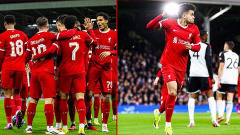 Liverpool survive late Fulham rally to set up Wembley final against Chelsea